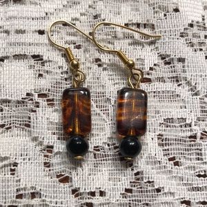 Lady’s glass beaded earrings